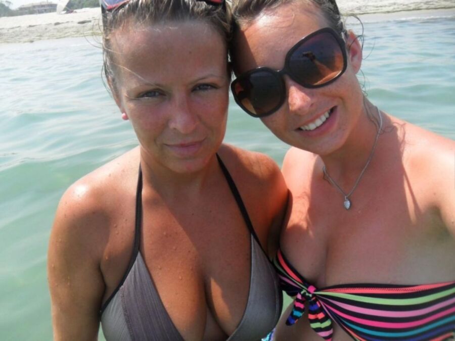 Free porn pics of Mother and Daughter on Beach Holiday 12 of 15 pics