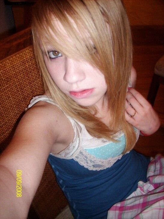Free porn pics of Dylan: Emo Bra and Panty Teen Posing for the Camera 5 of 24 pics