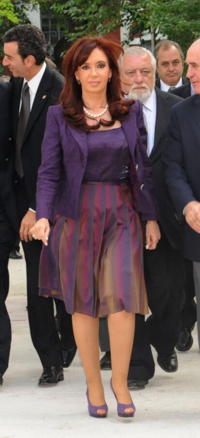 Free porn pics of Cristina Fernandez de Kirchner - Argie Pantyhosed Cunt 6 of 11 pics