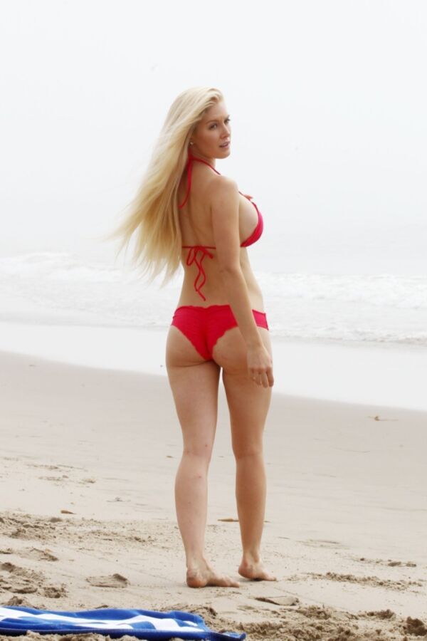Free porn pics of Heidi Montag - Red Bikini 2 of 10 pics