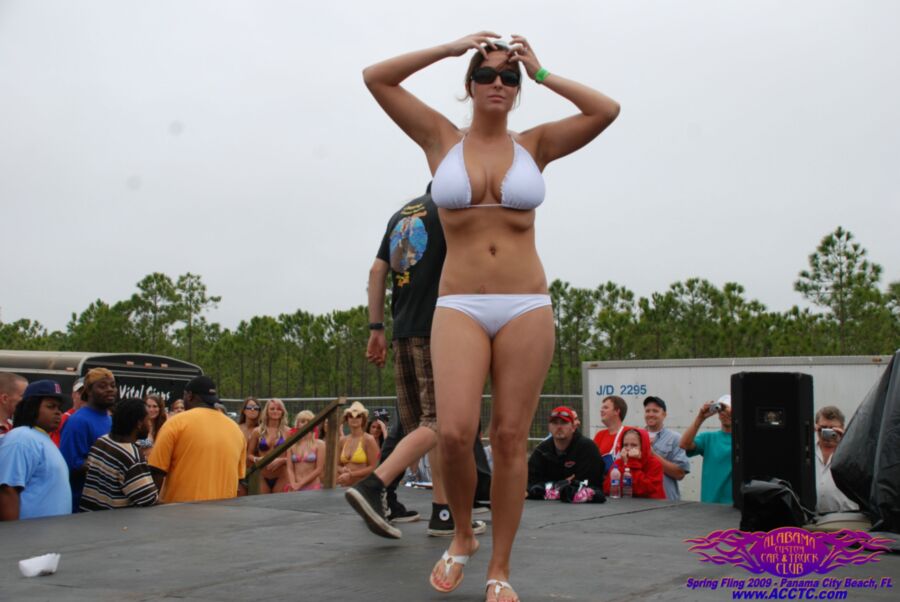 Free porn pics of Spring Fling Bikini Contest Busty Babe 5 of 13 pics