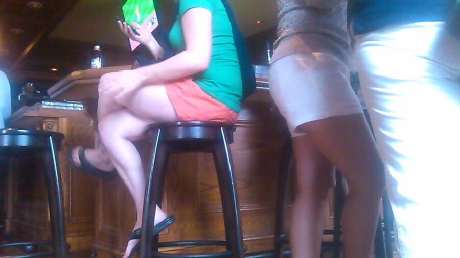 Free porn pics of candid milf in local bar nice legs CANDID NN spy pic 6 of 9 pics