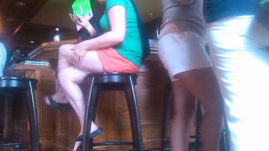 Free porn pics of candid milf in local bar nice legs CANDID NN spy pic 7 of 9 pics