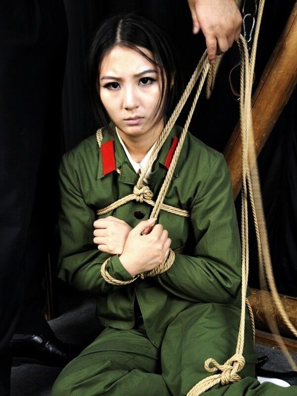 Free porn pics of 女兵 Chinese Soldier Girl in Bondage 19 of 24 pics
