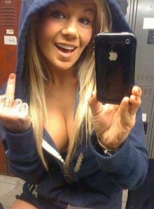 Free porn pics of Hotties telling you to Fuck off 12 of 24 pics
