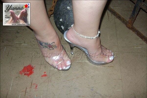 Free porn pics of Yanne - Latina Feet in Platform Heels 6 of 16 pics