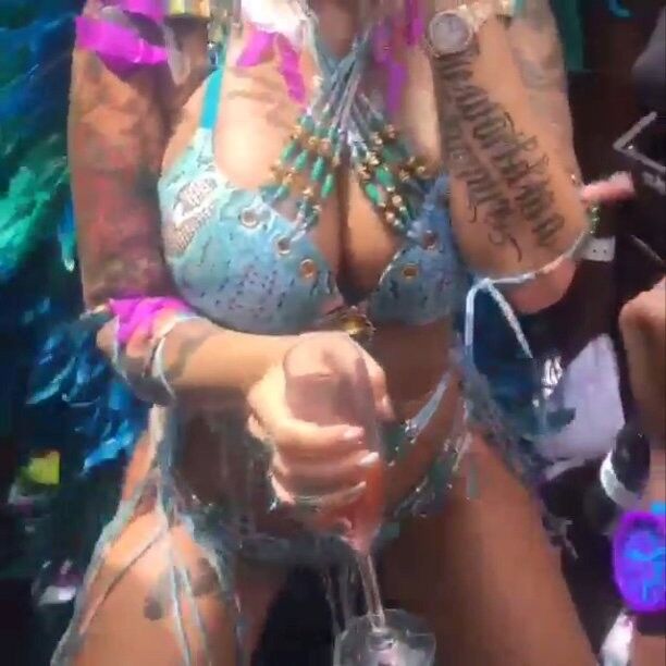 Free porn pics of Amber Rose in Sexy Attire from Festiva tits boobs ass celebrity  6 of 11 pics