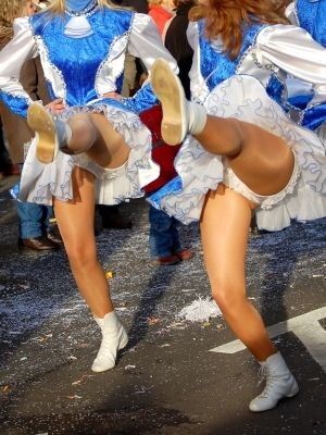 Upskirt karneval Carnaval