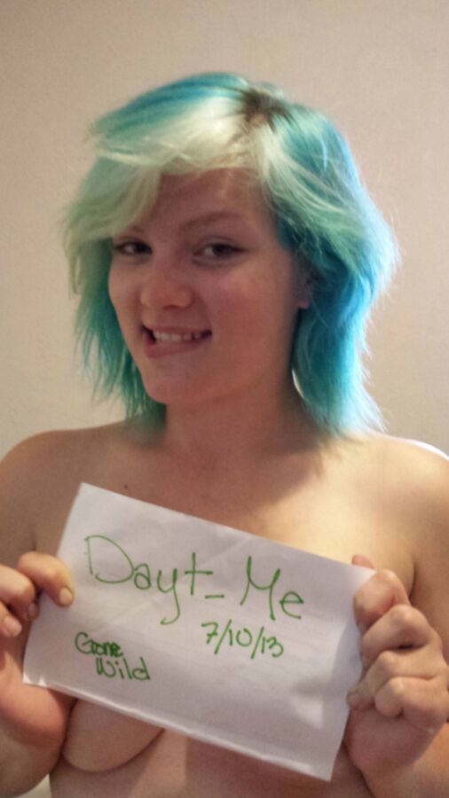 Free porn pics of Dayt Me - Blue haired amateur 17 of 52 pics