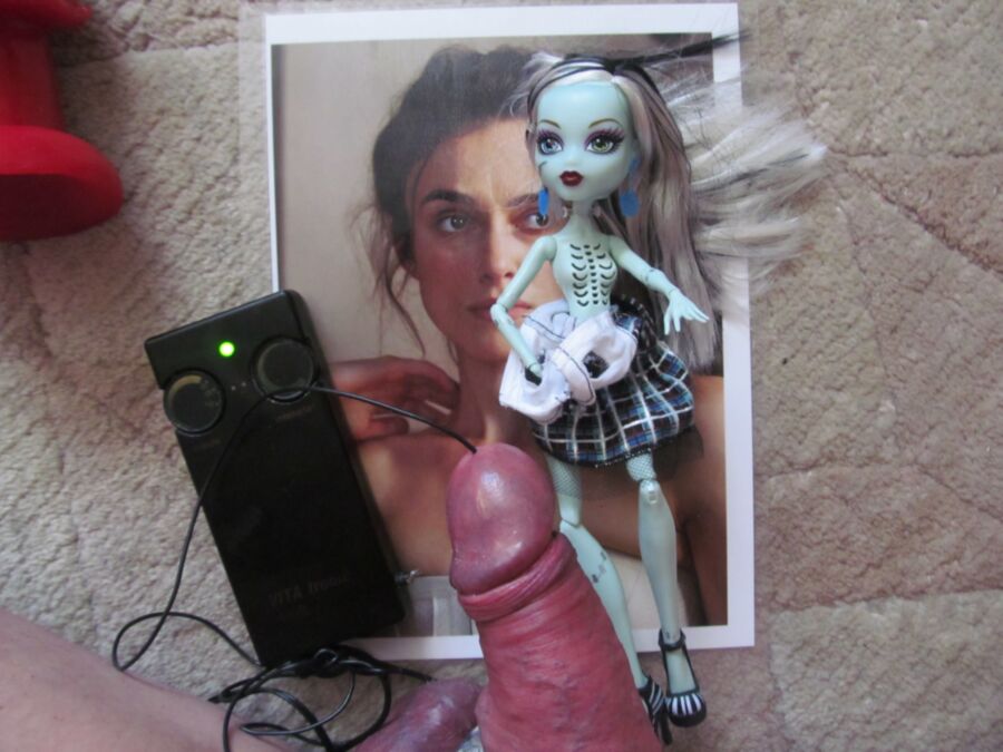 Free porn pics of Cum on Keira Knightley and the new Monster doll 6 of 20 pics