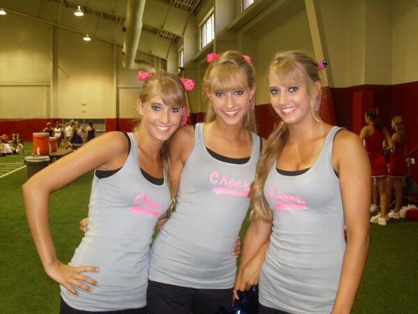 Free porn pics of University of Alabama Cheerleader Triplets 8 of 11 pics