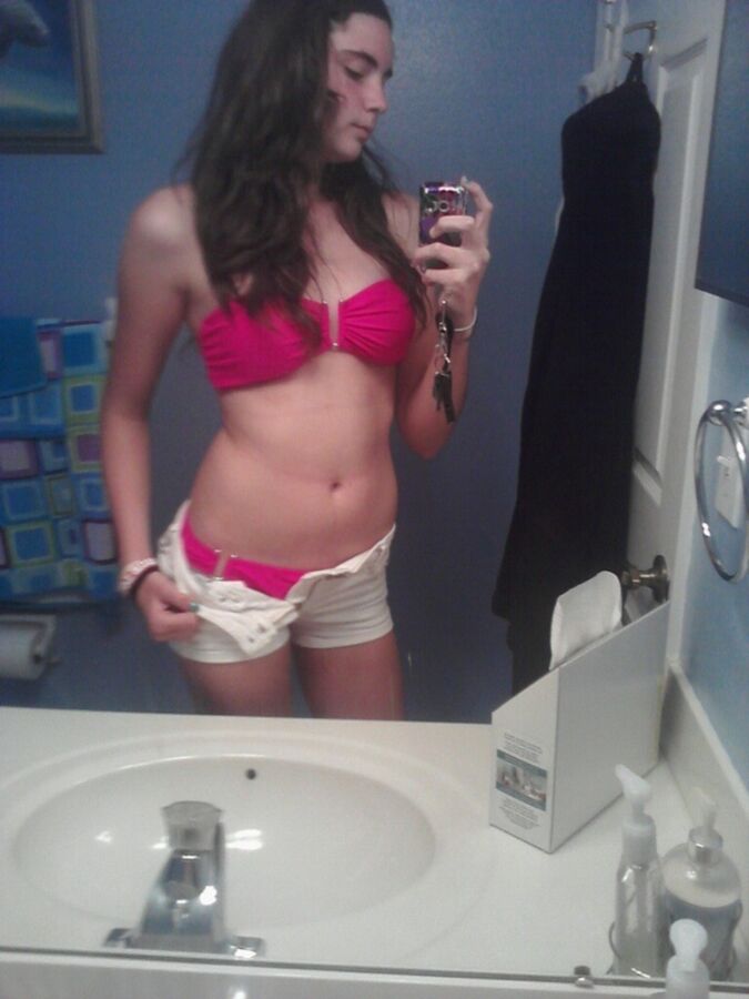 Free porn pics of Teenager Kirsten Flashing Her Bra and Panties 9 of 19 pics