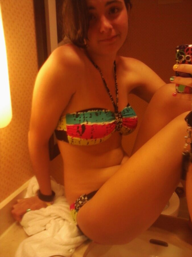 Free porn pics of Teenager Kirsten Flashing Her Bra and Panties 14 of 19 pics