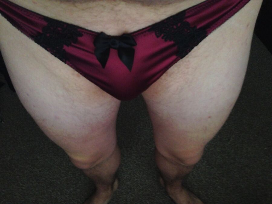 Free porn pics of Shiny leggings and Satin panties 10 of 23 pics