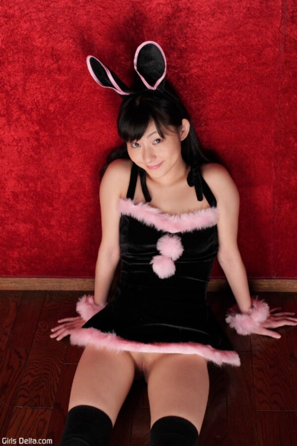 Free porn pics of Asian cosplay rabbit showing her pussy 1 of 4 pics