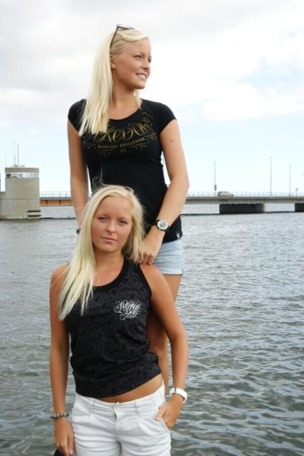 Free porn pics of Beautiful blonde danish teen twins! 8 of 61 pics
