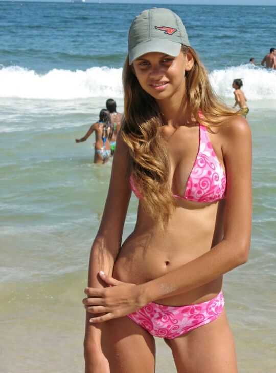 Free porn pics of Stacked Brazilian Teen Showing Oiff On The Beach In A Bikini   8 of 22 pics