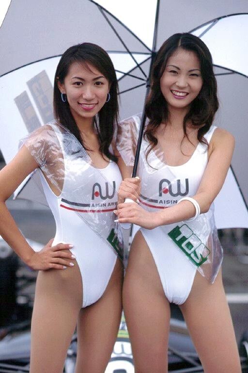 Free porn pics of Beautiful Race Queens In White One Piece Suits 3 of 50 pics