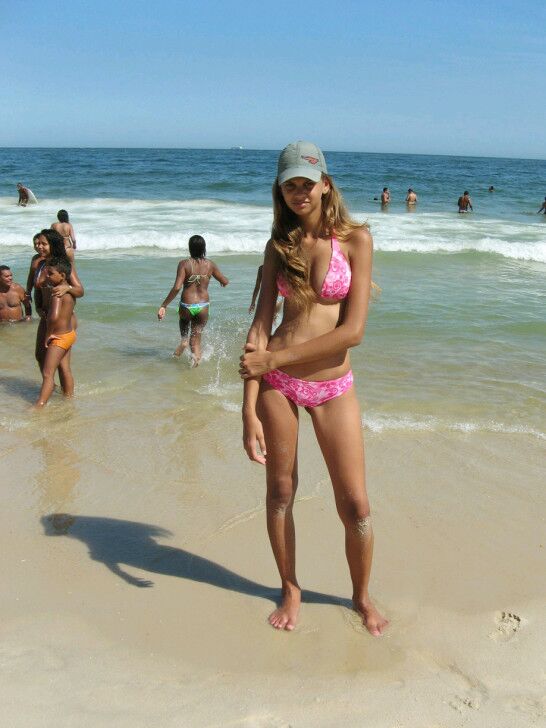 Free porn pics of Stacked Brazilian Teen Showing Oiff On The Beach In A Bikini   11 of 22 pics