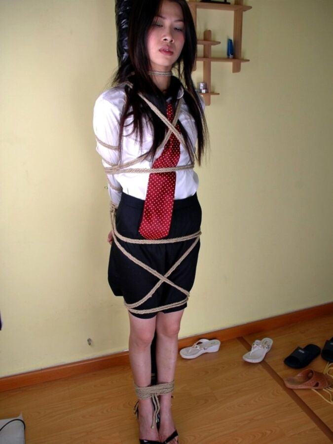 Free porn pics of Yixiao - Chinese Schoolgirl in Bondage 20 of 24 pics