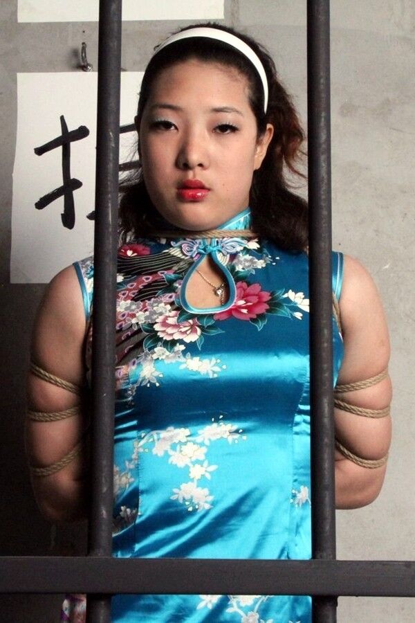 Free porn pics of Chinese Qipao Dress Bondage 24 of 44 pics