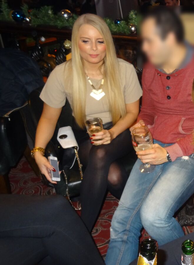 Free porn pics of Blonde Pantyhosed in a Bar 1 of 5 pics