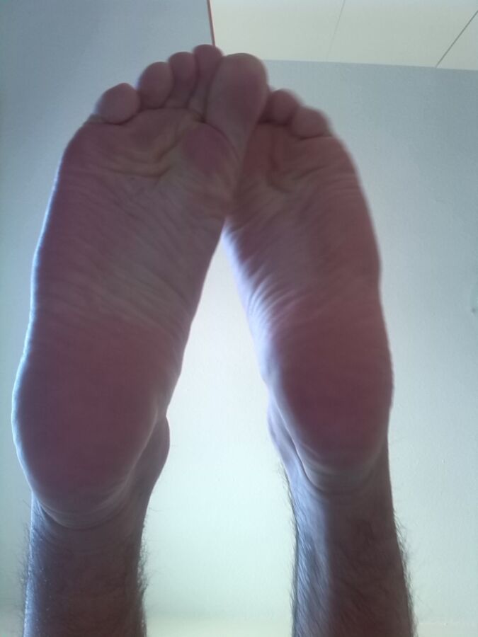 Free porn pics of My tender, soft, wrinkled soles 10 of 40 pics