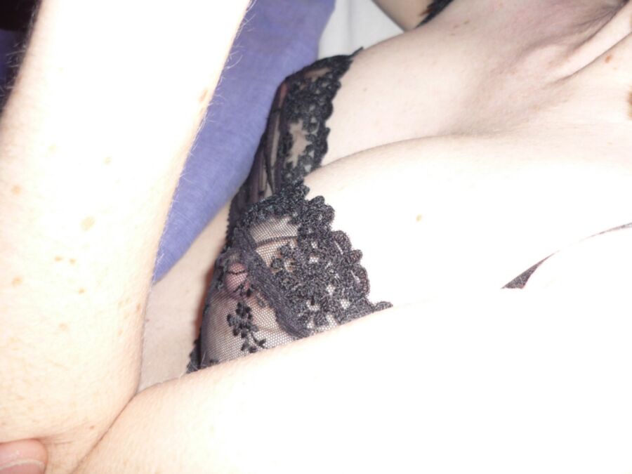 Free porn pics of HARD nipples in see thru bra & knickers 9 of 21 pics