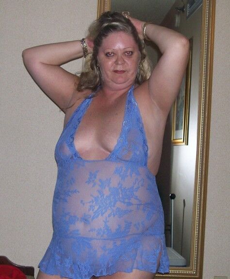 Free porn pics of Drunk wife in blue teddy 1 of 13 pics