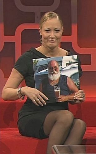 Free porn pics of German celebrity Janine Kunze in Pantyhose 6 of 16 pics