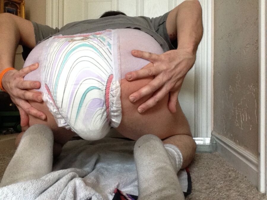 Free porn pics of forced to plug her boi pussy and wear a little girls diaper 13 of 19 pics