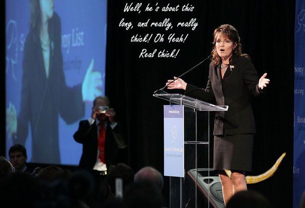 Free porn pics of Sarah Palin Speaking For The Vore Party 4 of 5 pics