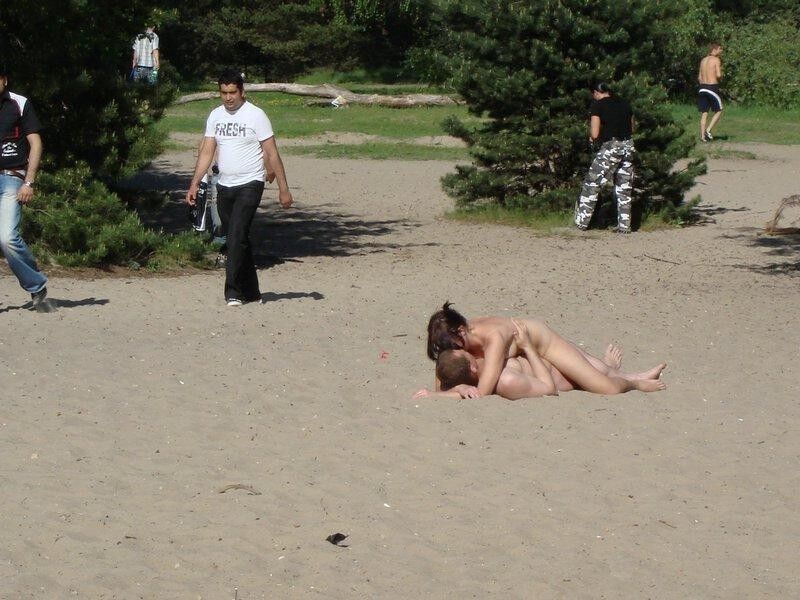 Free porn pics of Naughty Nudists: Candid Sex on the Beach 6 of 112 pics
