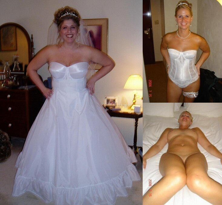 Free porn pics of Real Amateur Brides, Dressed And Undressed - BIG initial Gallery 13 of 353 pics