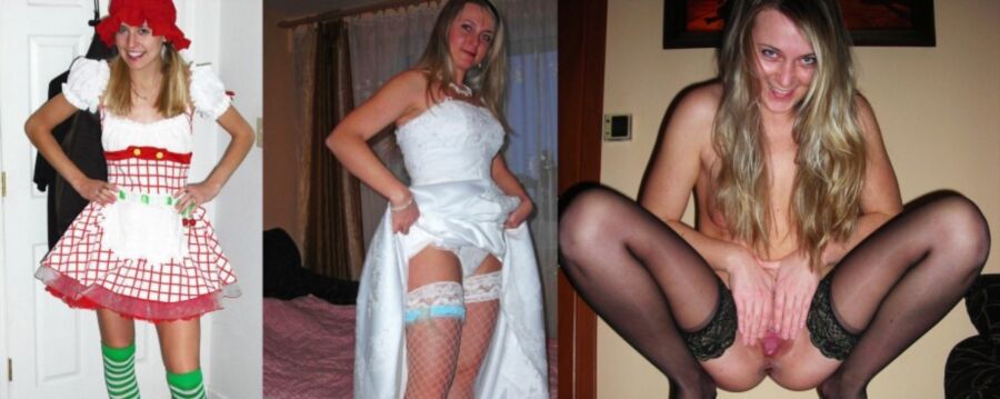 Free porn pics of Real Amateur Brides, Dressed And Undressed - BIG initial Gallery 7 of 353 pics