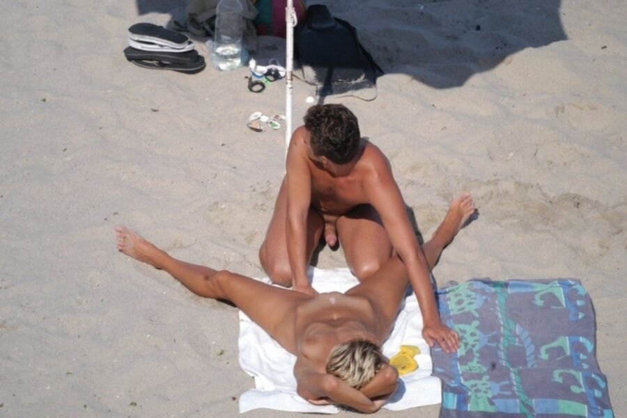 Free porn pics of Naughty Nudists: Candid Sex on the Beach 16 of 112 pics