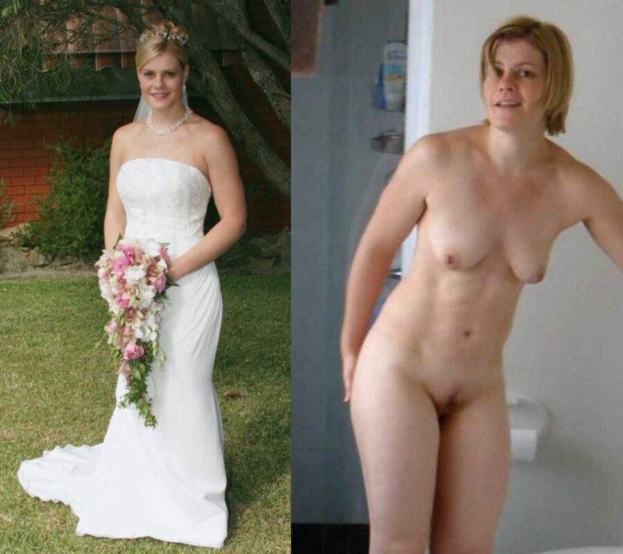 Free porn pics of Real Amateur Brides, Dressed And Undressed - BIG initial Gallery 2 of 353 pics