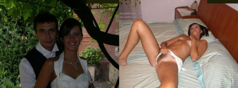 Home Porn Real Amateur Brides Dressed And Undressed Big Initial Gallery