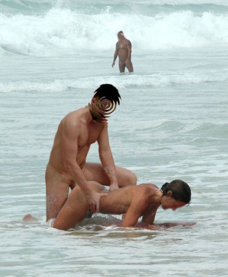 Free porn pics of Naughty Nudists: Candid Sex on the Beach 2 of 112 pics