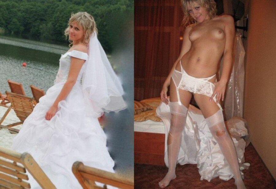 Free porn pics of Real Amateur Brides, Dressed And Undressed - BIG initial Gallery 10 of 353 pics
