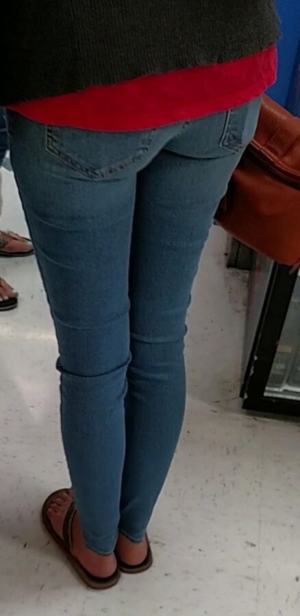 Free porn pics of Candid Teen in Jeans with tight ass 9 of 26 pics