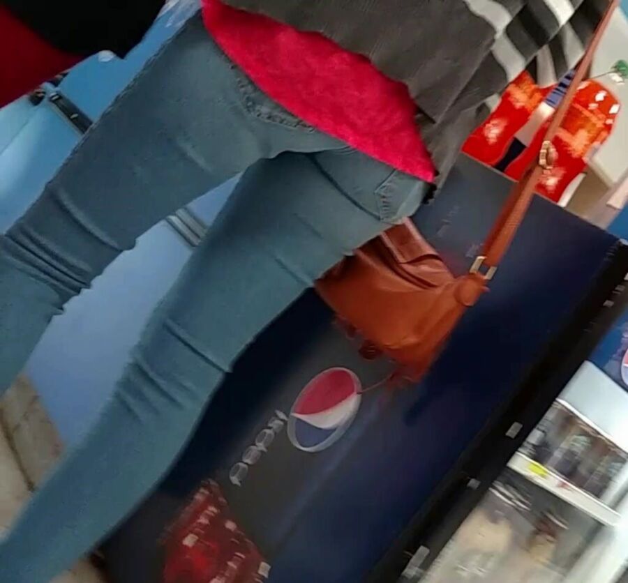 Free porn pics of Candid Teen in Jeans with tight ass 18 of 26 pics