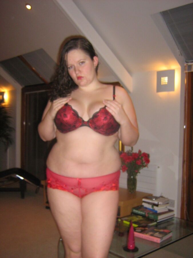 Free porn pics of My Ex Teasing My Little Cock in Red Corset and Lingerie 12 of 15 pics