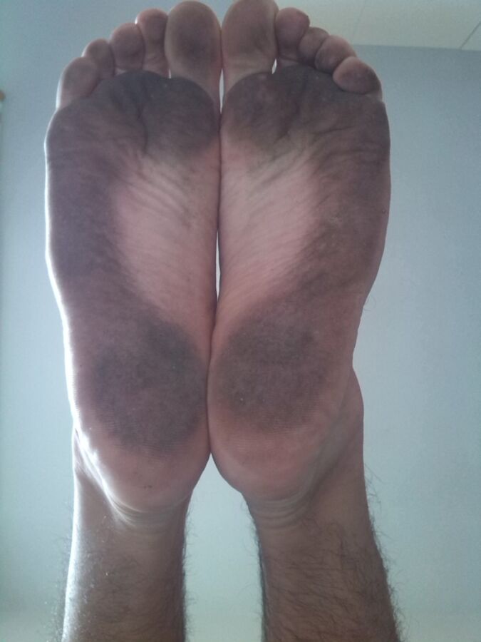 Free porn pics of My dirty soles 1 of 20 pics