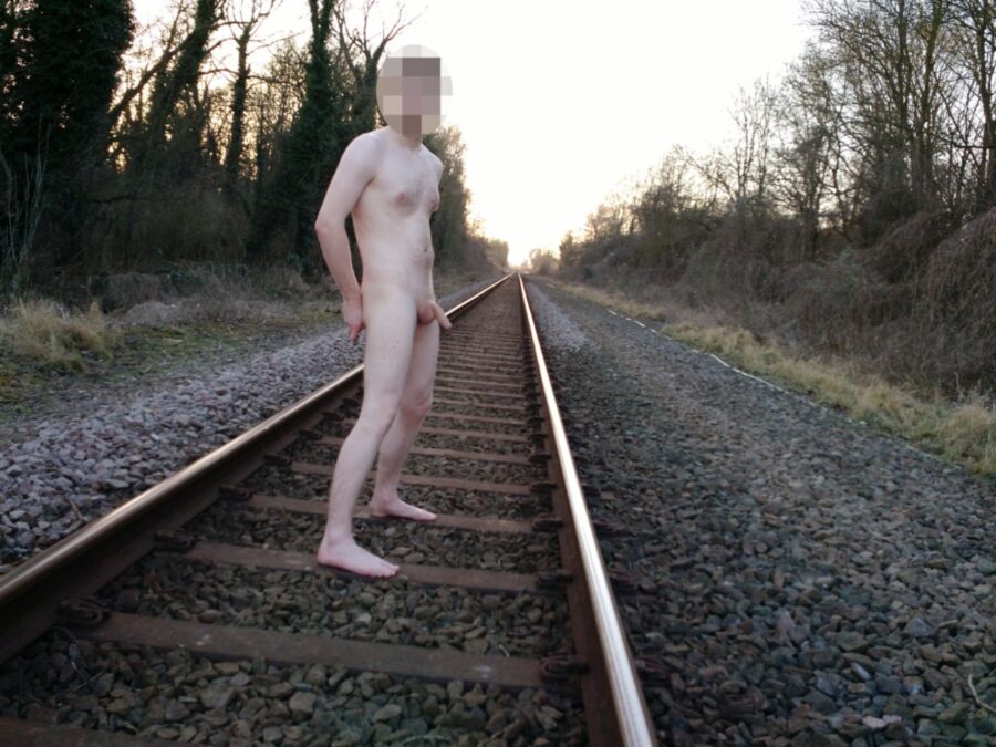 Free porn pics of Me naked on the railway 11 of 21 pics