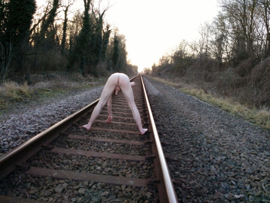 Free porn pics of Me naked on the railway 12 of 21 pics