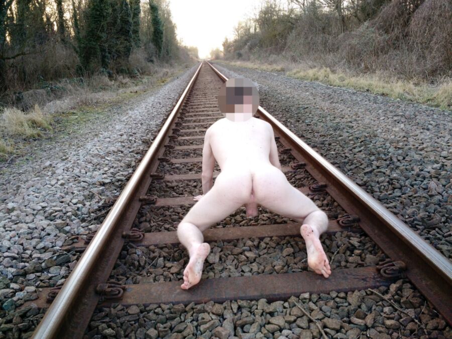 Free porn pics of Me naked on the railway 3 of 21 pics
