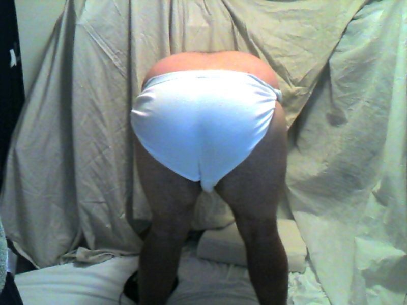 Free porn pics of Tighty whities and My big butt! 3 of 12 pics