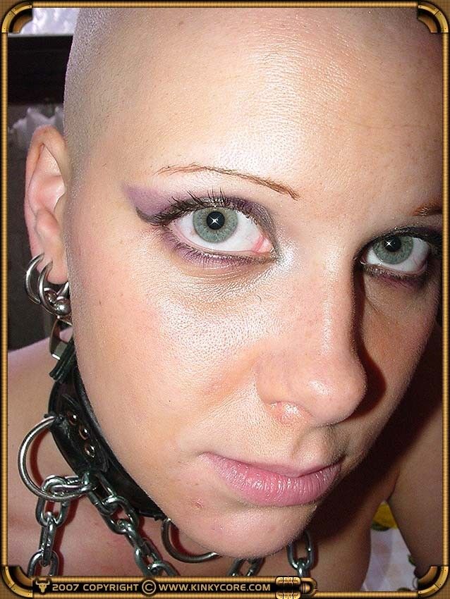 Free porn pics of Christina - bald-headed slave 20 of 20 pics
